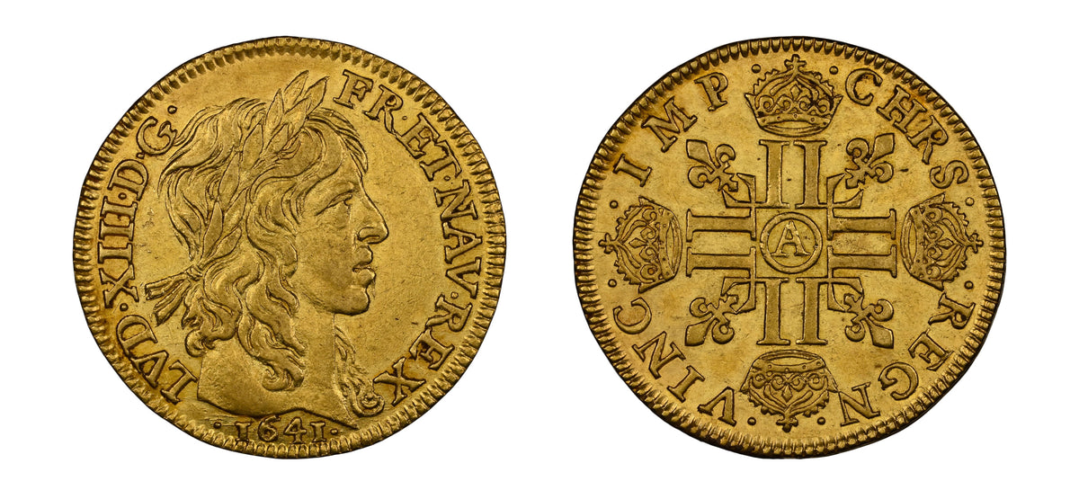 1641A Gold Louis D'OR NGC AU58 - Hard Asset Management, Inc