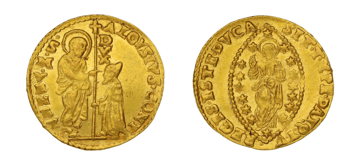 1676-84 Venice 1z Gold Zecchino Alvise Contarini NGC MS64 - Hard Asset Management, Inc