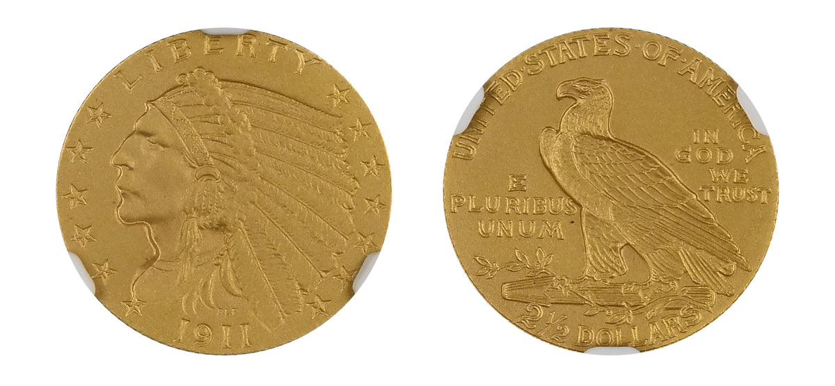 1911 $2.50 Indian Head NGC PF67+ - Hard Asset Management, Inc
