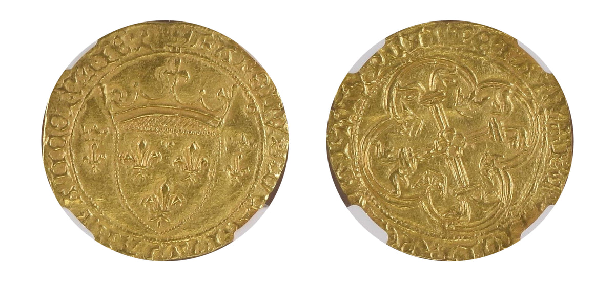 1422-61 ECU'OR Charles VII NGC MS62 - Hard Asset Management, Inc