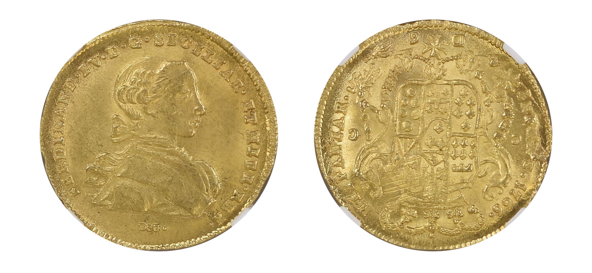1766 Gold 6 Ducati NGC MS65 - Hard Asset Management, Inc