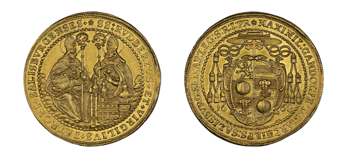 1668 Gold 5 Ducats NGC MS62 - Hard Asset Management, Inc