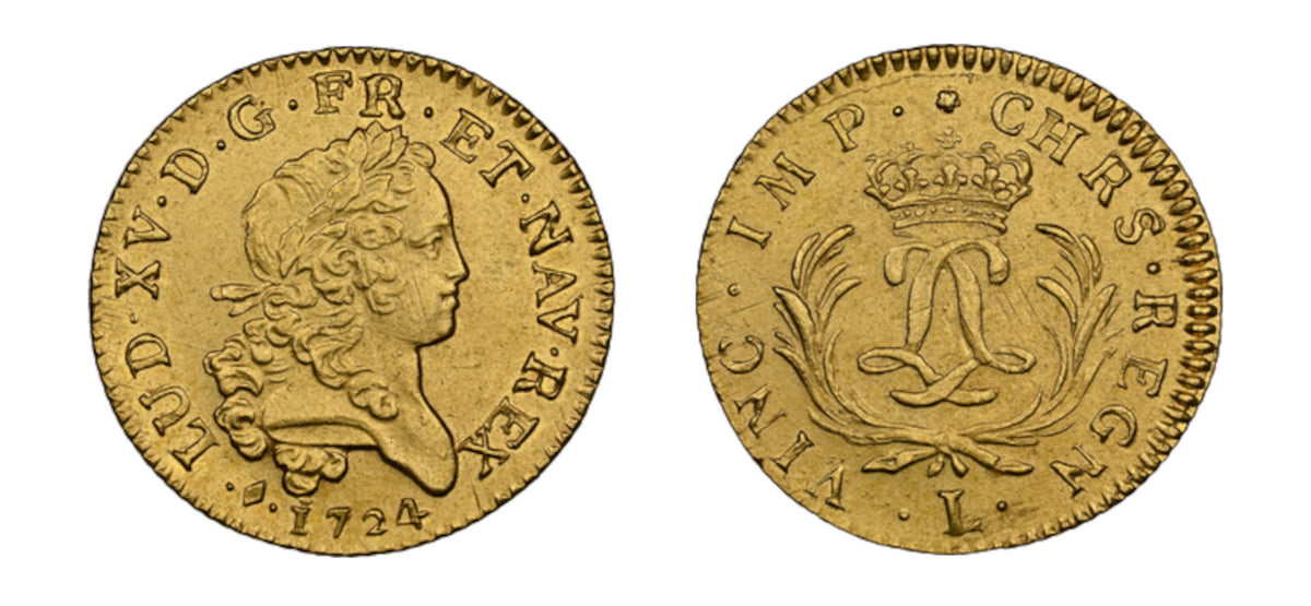 1724 Gold Louis D'OR NGC MS61 - Hard Asset Management, Inc