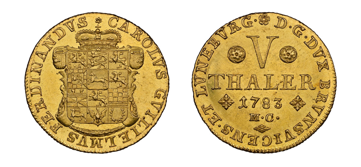 1783 MC 5T Brunswick-Wolfenbuttel FR-726 NGC MS62 - Hard Asset Management, Inc