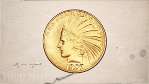1907 US Gold $10 Rolled Edge "F.A. Leach - Simpson" PCGS PR67
