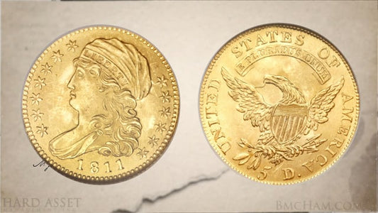 1820 $5 Capped Head NGC SP64