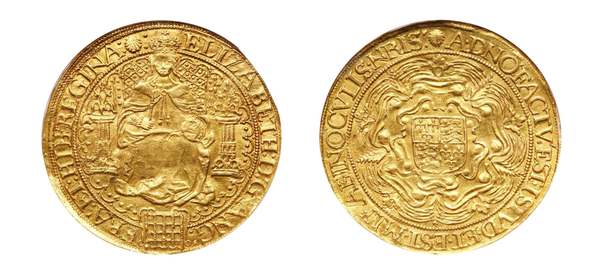 1584-1586 Gold Sovereign Queen Elizabeth I NGC AU55 - Hard Asset Management, Inc