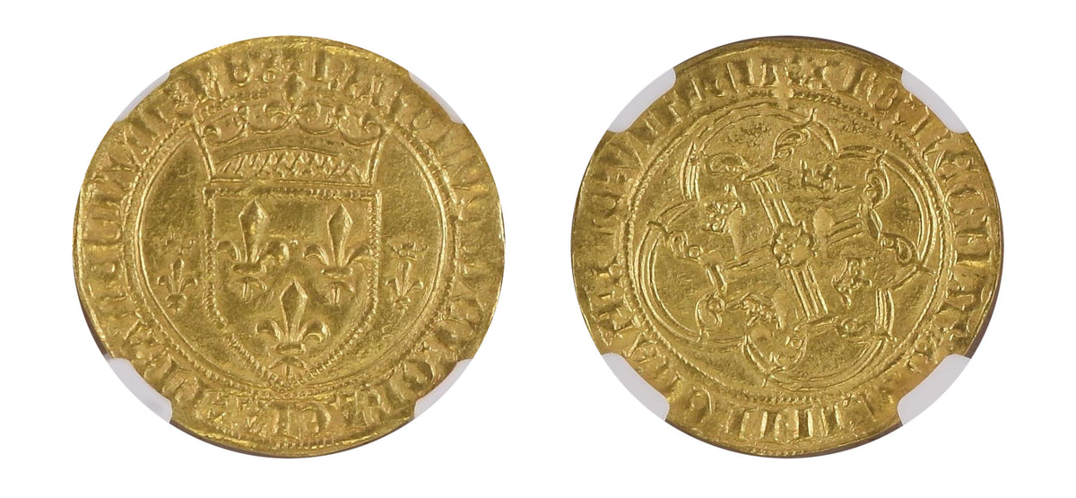 1422-61 ECU'OR Charles VII NGC MS61 - Hard Asset Management, Inc