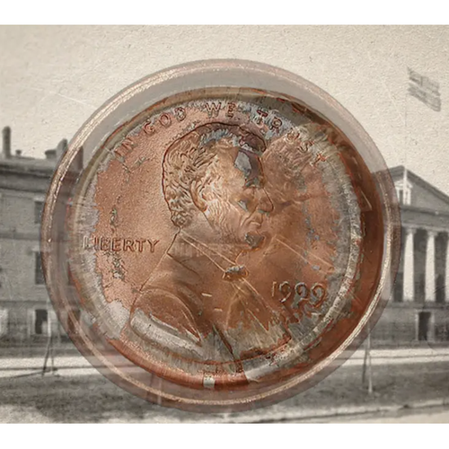 1966 1C Lincoln Cent -- Struck on 10C Planchet video