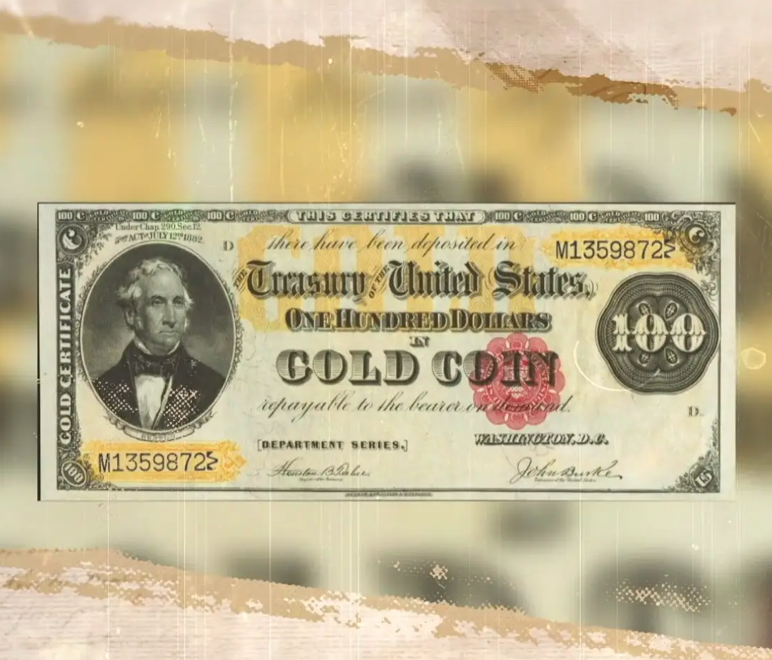 1882 - 100 Gold Certificate