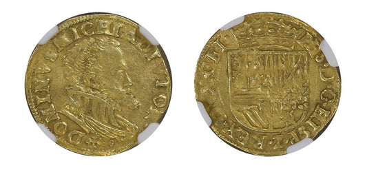 1555-1576 Gold 1/2 R'O Gelderland FR-76 NGC MS61 - Hard Asset Management, Inc