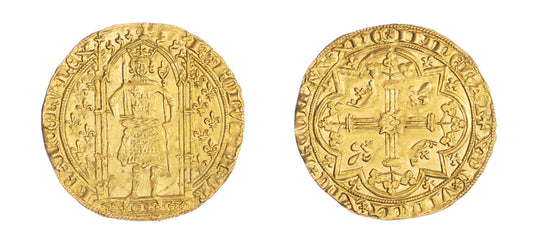 1364-1380 Gold Franc a Pied Charles V NGC MS62 - Hard Asset Management, Inc