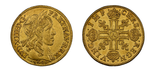 1641A Gold Louis D'OR NGC AU58 - Hard Asset Management, Inc