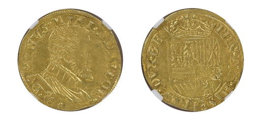 1555-1598 Brabant/Antwerp 1/2R'O NGC MS62 - Hard Asset Management, Inc