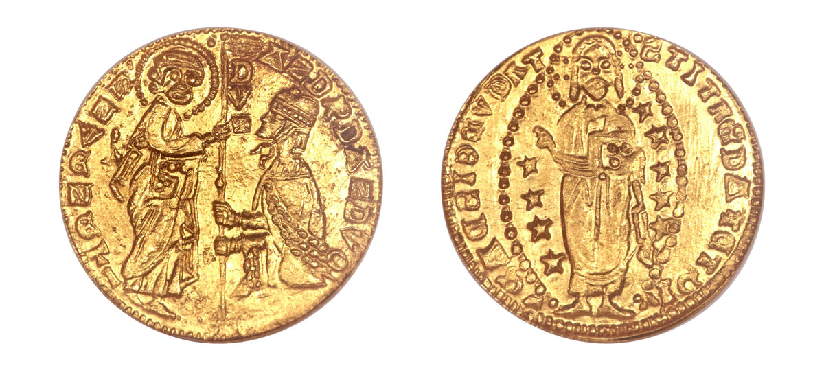 1343-54 Ducat Chios-Venice Imitation Andrea Dandolo NGC MS64 - Hard Asset Management, Inc