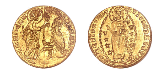 1343-54 Ducat Chios-Venice Imitation Andrea Dandolo NGC MS64 - Hard Asset Management, Inc
