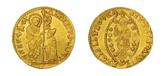 1676-84 Venice 1z Gold Zecchino Alvise Contarini NGC MS64 - Hard Asset Management, Inc