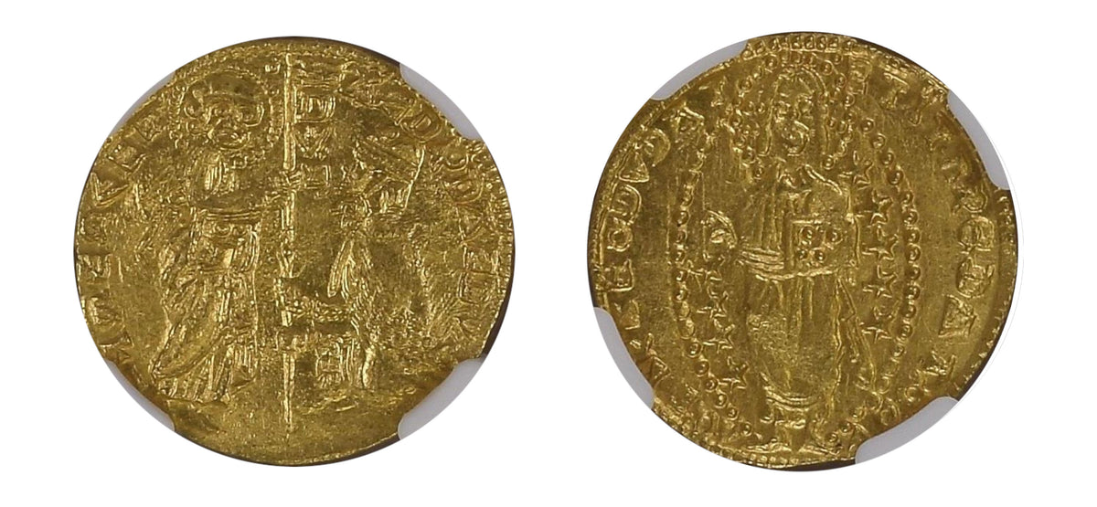 1343-54 Chios Ducat Andrea Dandolo NGC MS65 - Hard Asset Management, Inc