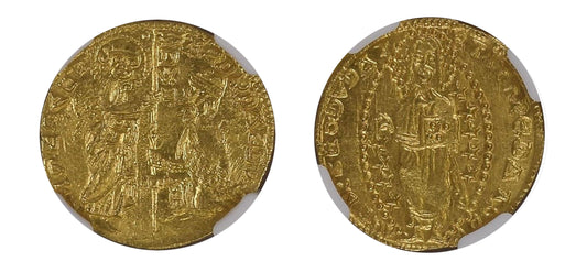 1343-54 Chios Ducat Andrea Dandolo NGC MS65 - Hard Asset Management, Inc
