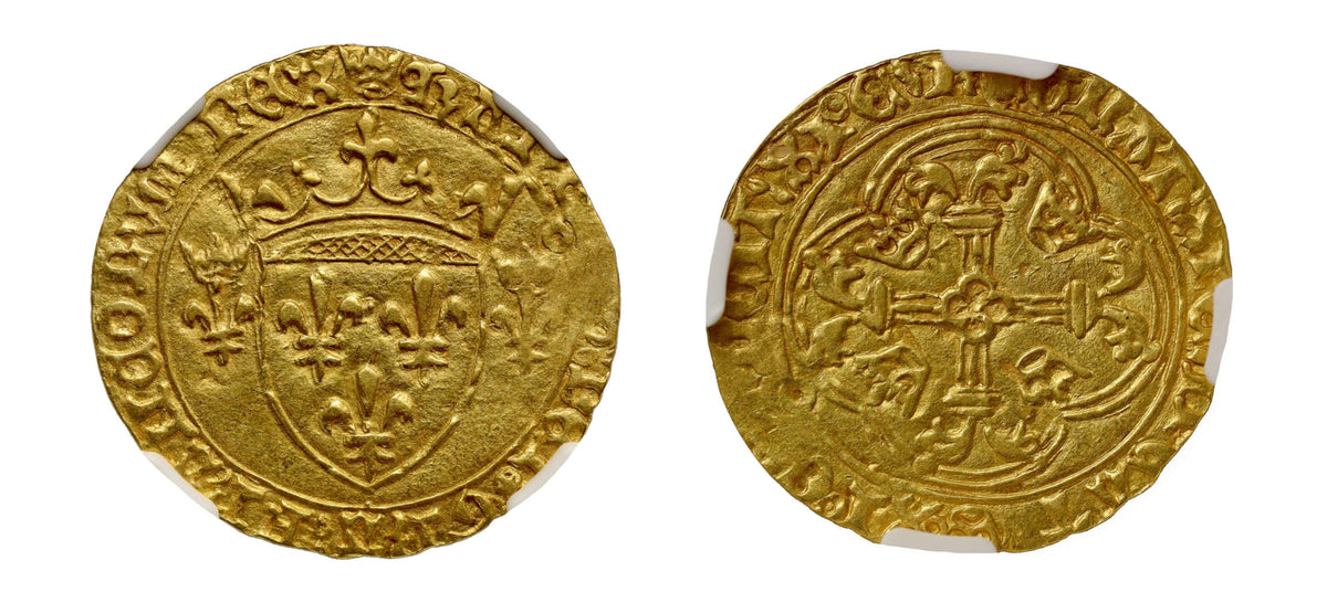 1422-61 ECU'OR Charles VII NGC AU58 - Hard Asset Management, Inc