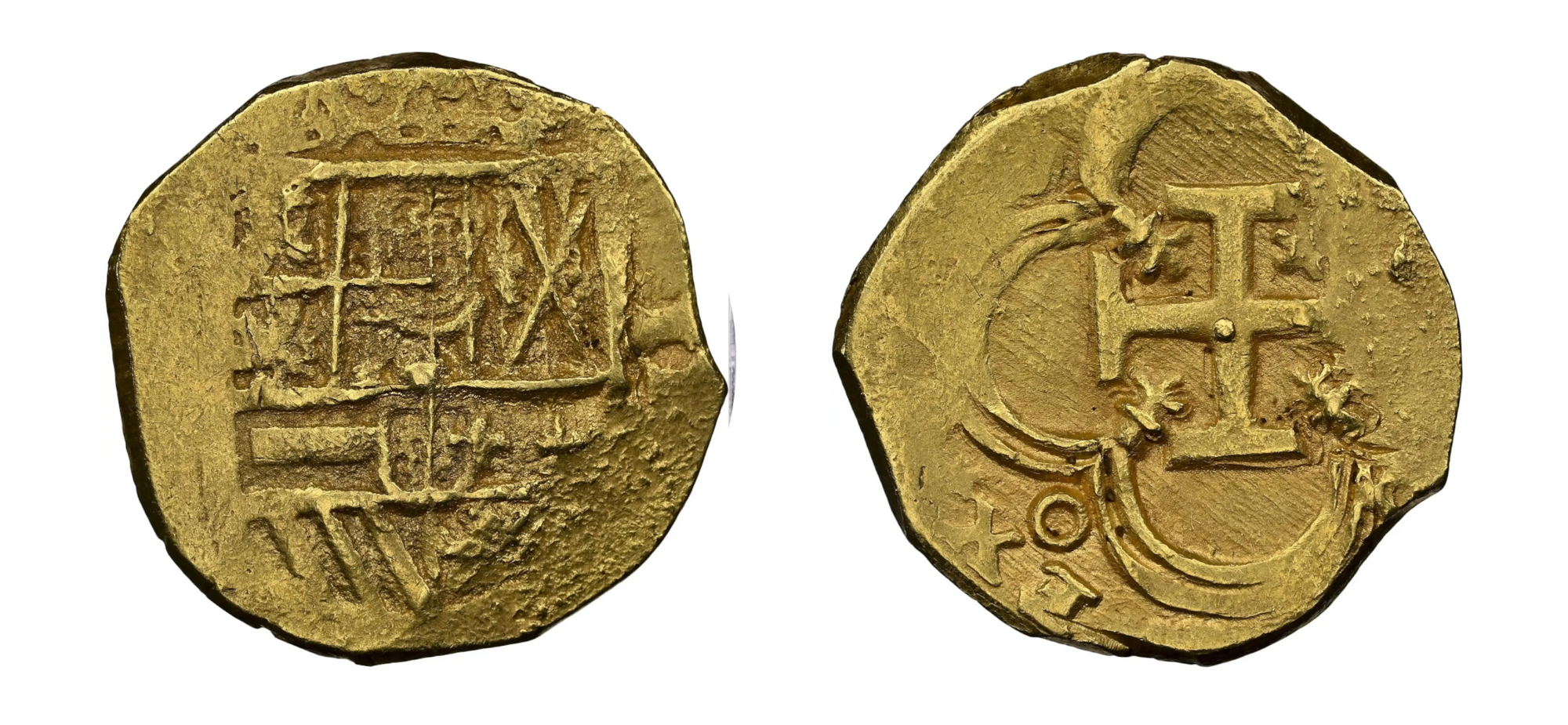 1598-1621 SPAIN GOLD 2 ESCUDOS NGC MS62 - Hard Asset Management, Inc