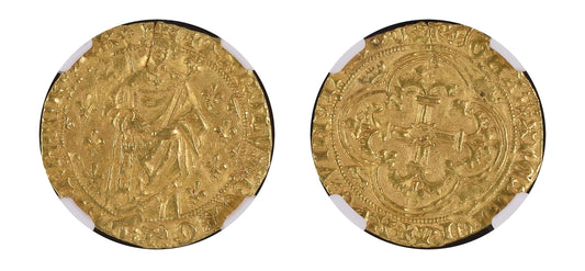 1422-1461 Gold Royal D'OR NGC MS63 - Hard Asset Management, Inc