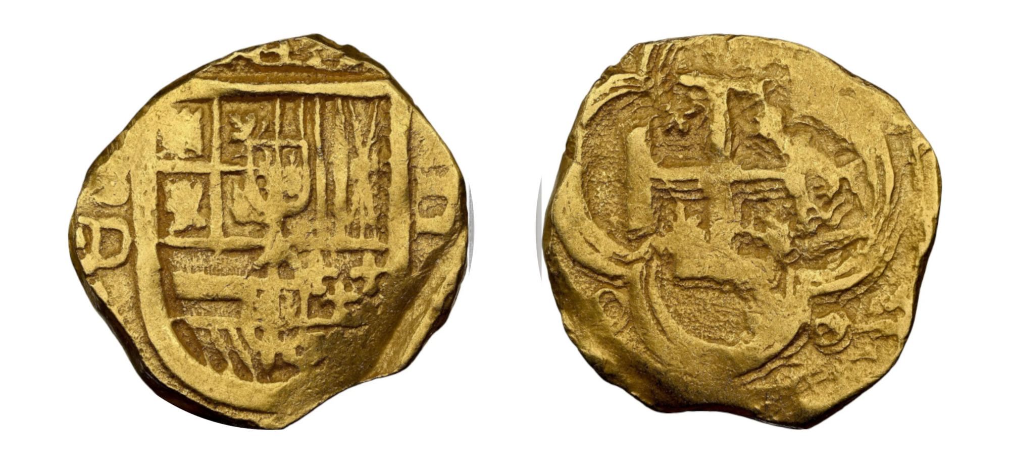 1610-1640 SPAIN GOLD 2 ESCUDOS NGC AU55 - Hard Asset Management, Inc