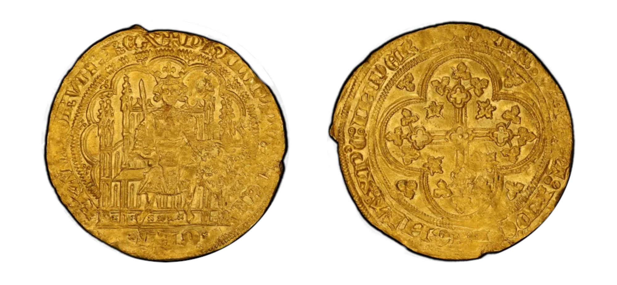 1328-1350 Gold ECU D'OR Philippe VI PCGS AU 58