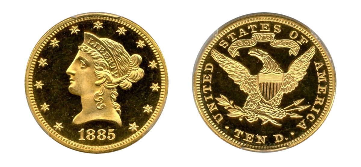 1885 Proof Gold Set $1-$20 PCGS - Hard Asset Management, Inc