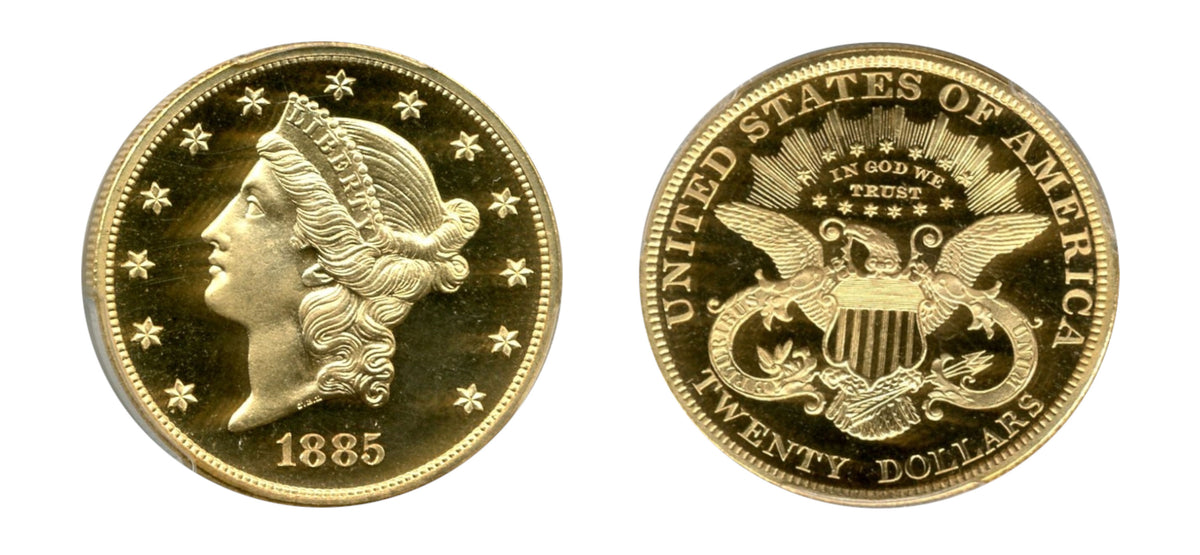 1885 Proof Gold Set $1-$20 PCGS - Hard Asset Management, Inc
