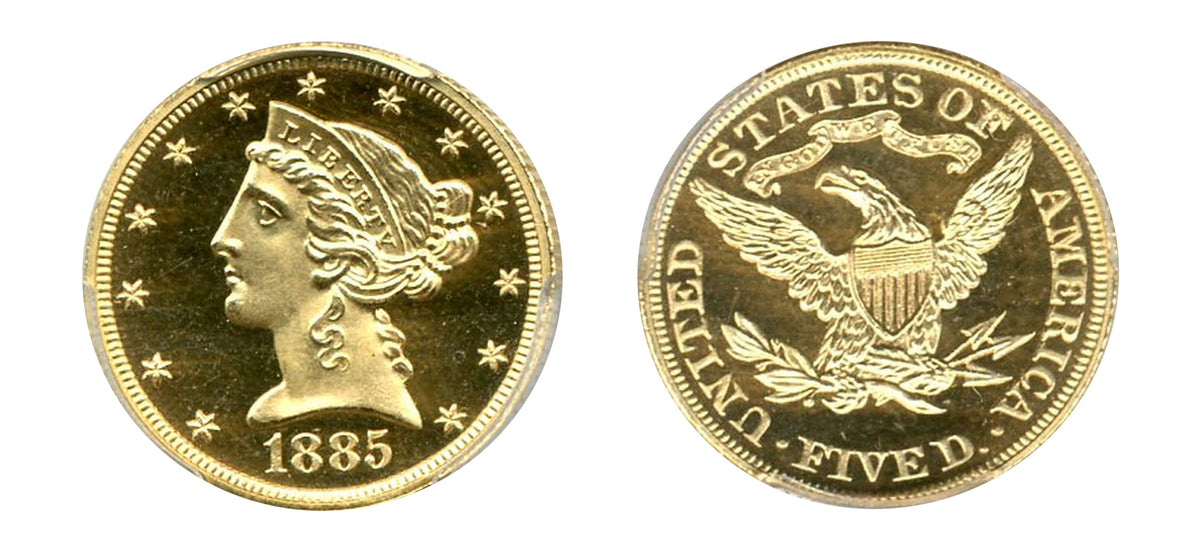 1885 Proof Gold Set $1-$20 PCGS - Hard Asset Management, Inc