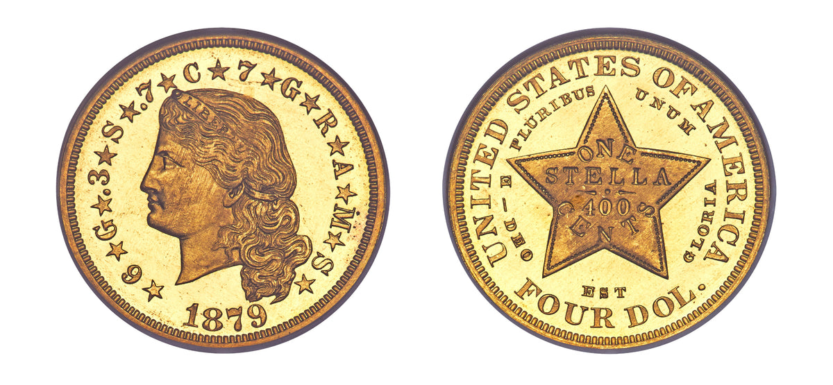 1879 $4 Flowing hair Judd-1635 Pollock-1833 JD-1 R3 NGC PR66 Cameo - Hard Asset Management, Inc