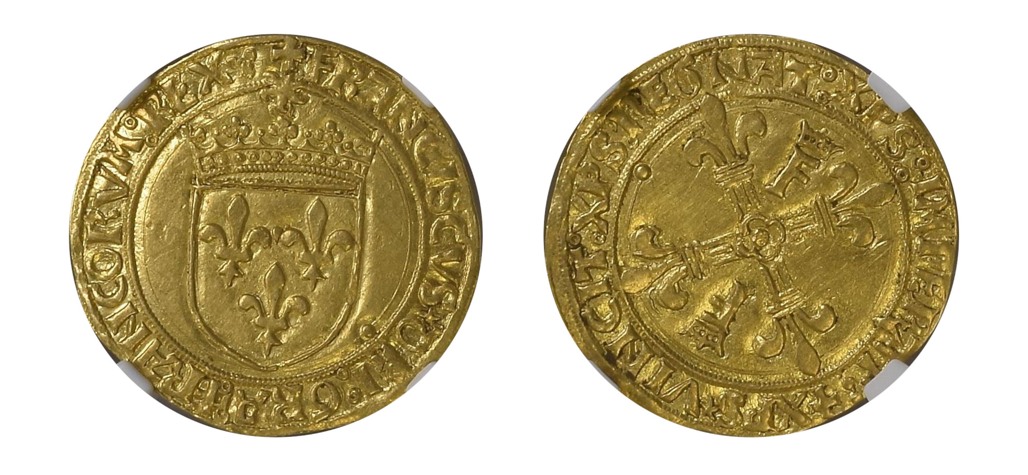 1515-1547 Lyon Gold Ecu d'Or Francois I NGC AU58 - Hard Asset Management, Inc
