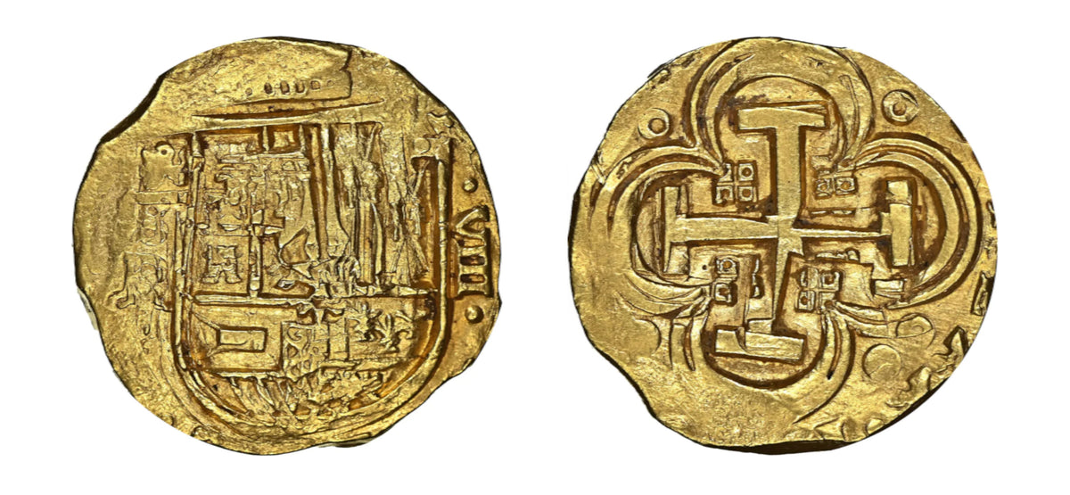 1634-1659 Gold 8 Escudos Philip IV NGC MS64 - Hard Asset Management, Inc