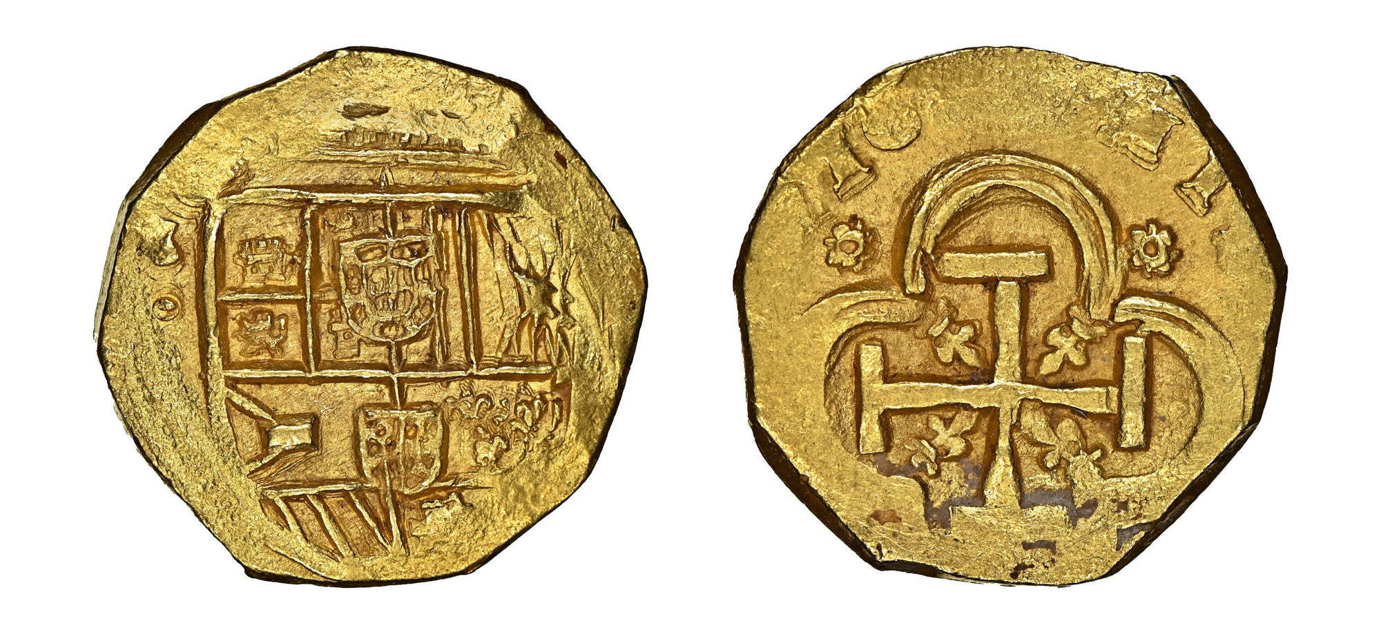 1621-1665-Seville Gold 8 Escudos NGC MS64 - Hard Asset Management, Inc