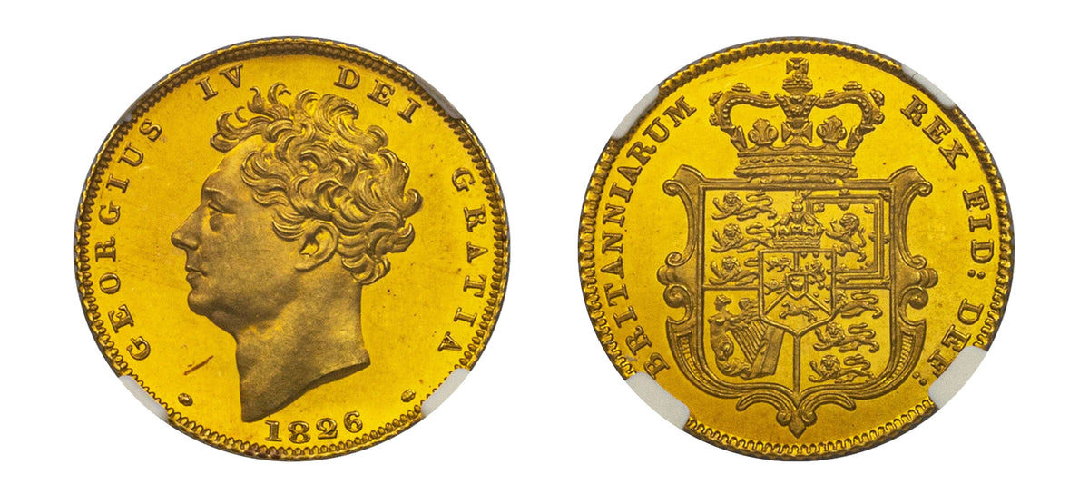 1826 Gold Half Sovereign NGC PF 67 UCAM - Hard Asset Management, Inc