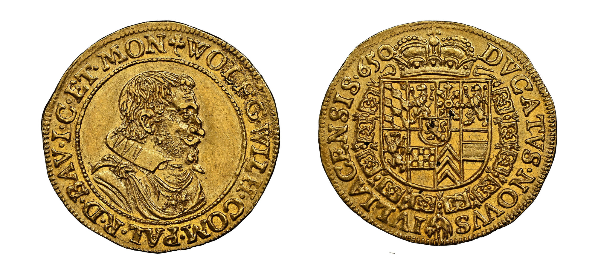 1650 Germany Gold Ducat Julich-Berg FR-1391 NGC MS61 - Hard Asset Management, Inc