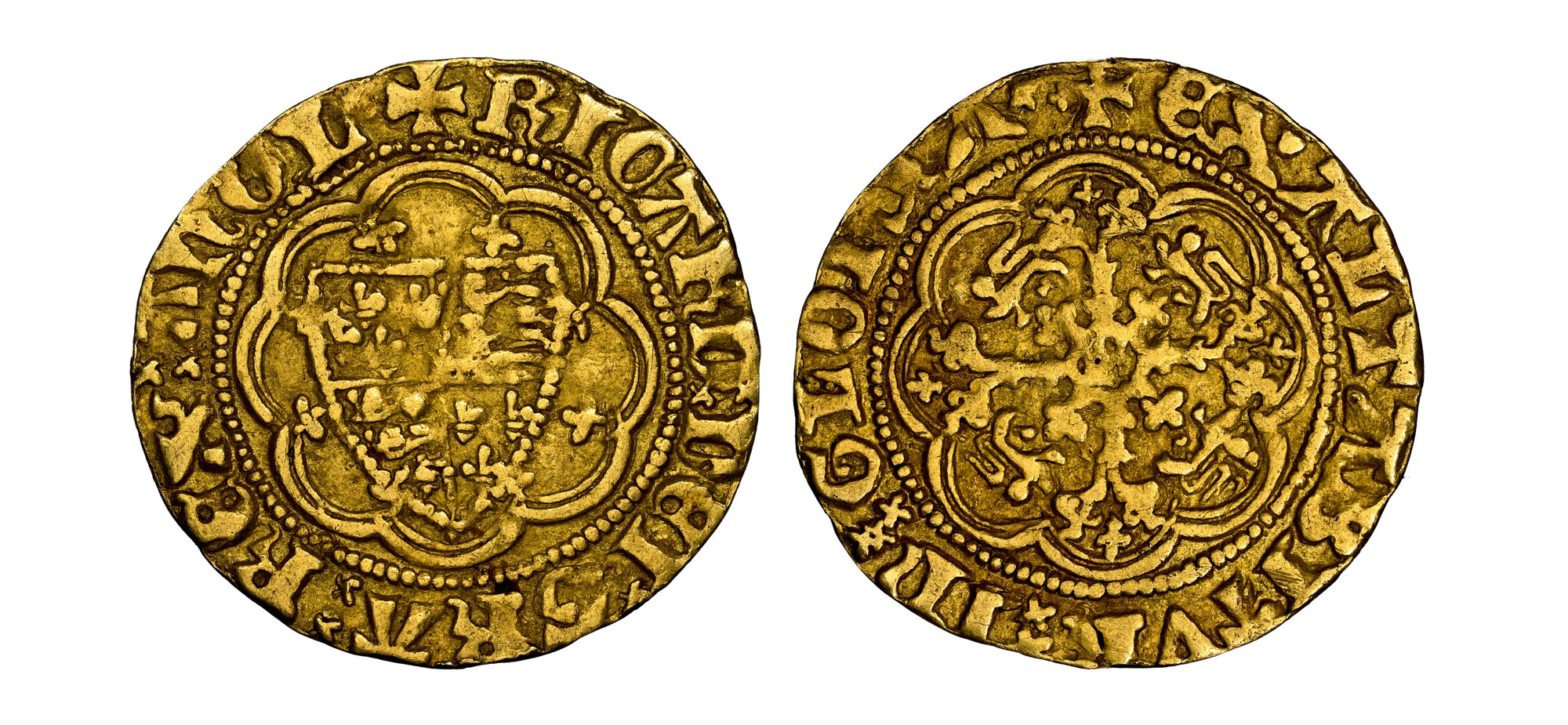 1377-1399 Gold Quarter Noble King Richard II NGC AU53 - Hard Asset Management, Inc