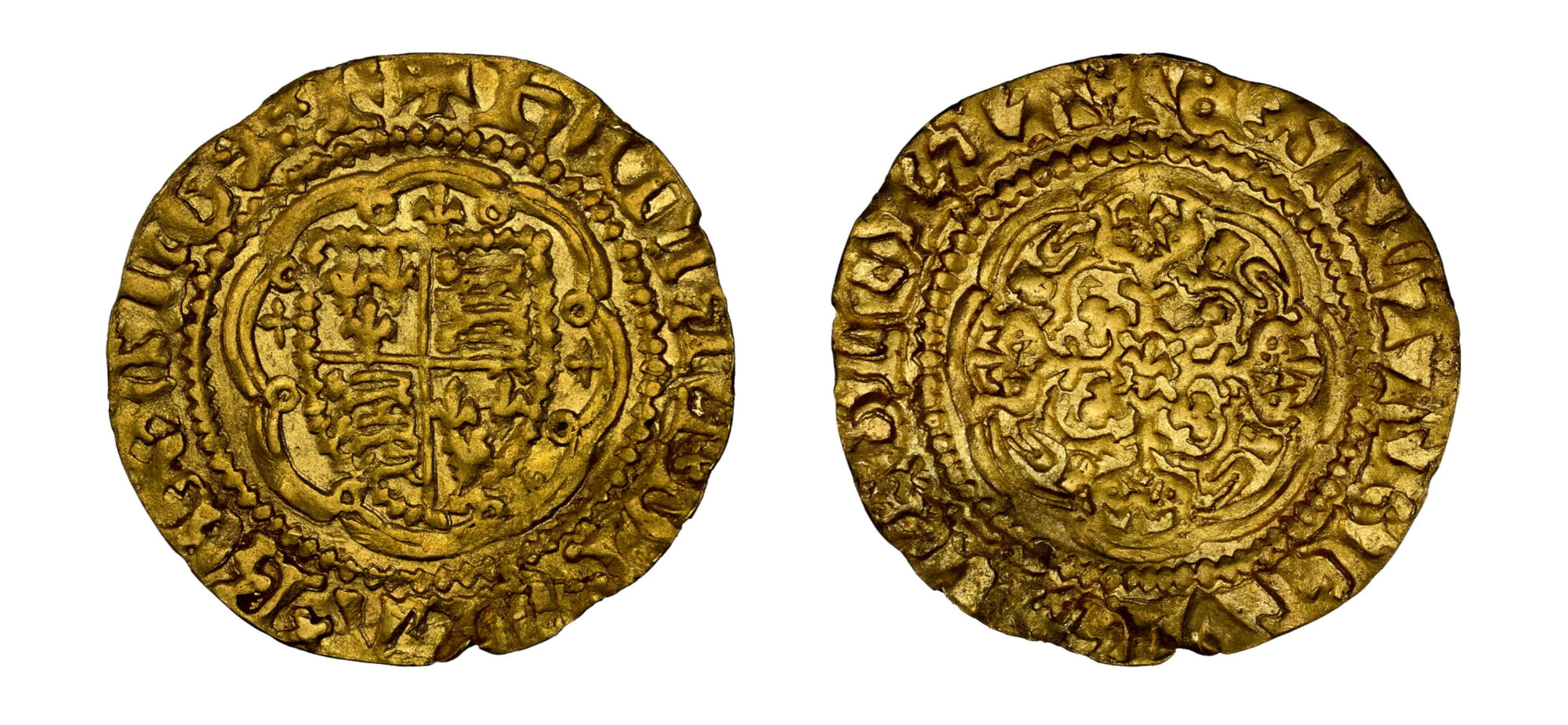 1399-1413 Gold Quarter Noble King Henry IV NGC AU55 - Hard Asset Management, Inc