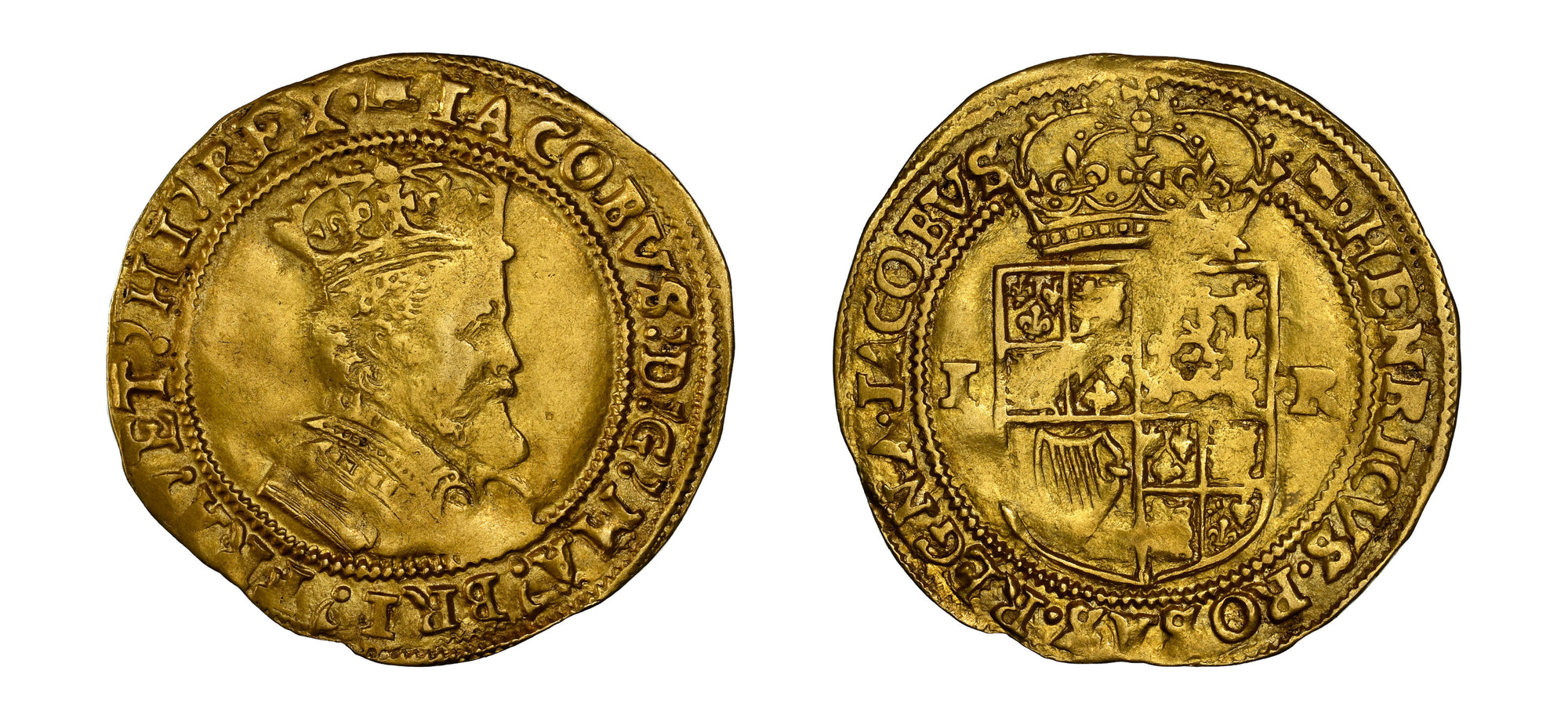 1616-1617 Gold Double Crown King James I NGC XF45 - Hard Asset Management, Inc