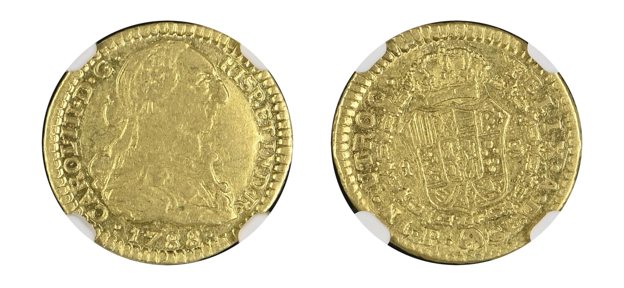 1788P SF GOLD ESCUDO NGC AU 55 - Hard Asset Management, Inc