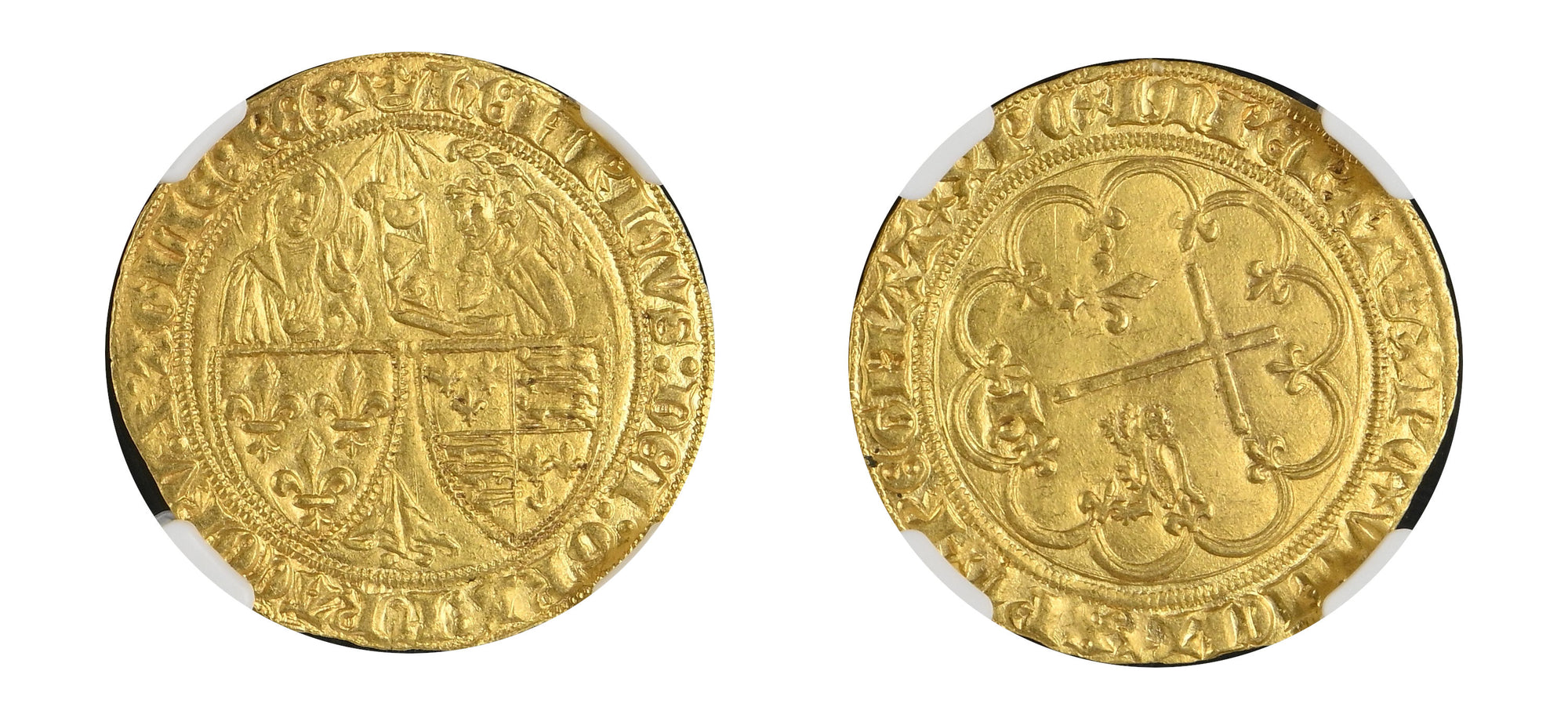 (1422-53) Anglo-Gal. 1S'OR Henry VI NGC MS62