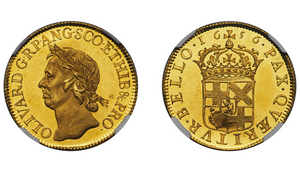 1656 Cromwell Gold Pattern Broad NGC Test || DO not Bid