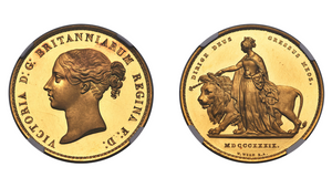 1328-50 Ecu D'Or FR-270 PCGS AU55, test only DO NOT BID