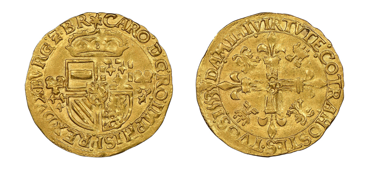 1553 Brabant Antwerp 1CD'OR King Charles V NGC MS61 - Hard Asset Management, Inc