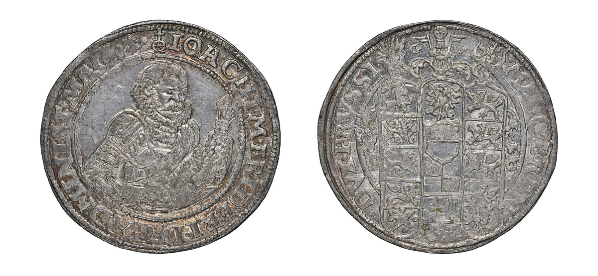 1596-BM Magdeburg Taler Joachim Friedrich von Brandenburg NGC MS65+ - Hard Asset Management, Inc