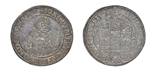 1596-BM Magdeburg Taler Joachim Friedrich von Brandenburg NGC MS65+ - Hard Asset Management, Inc