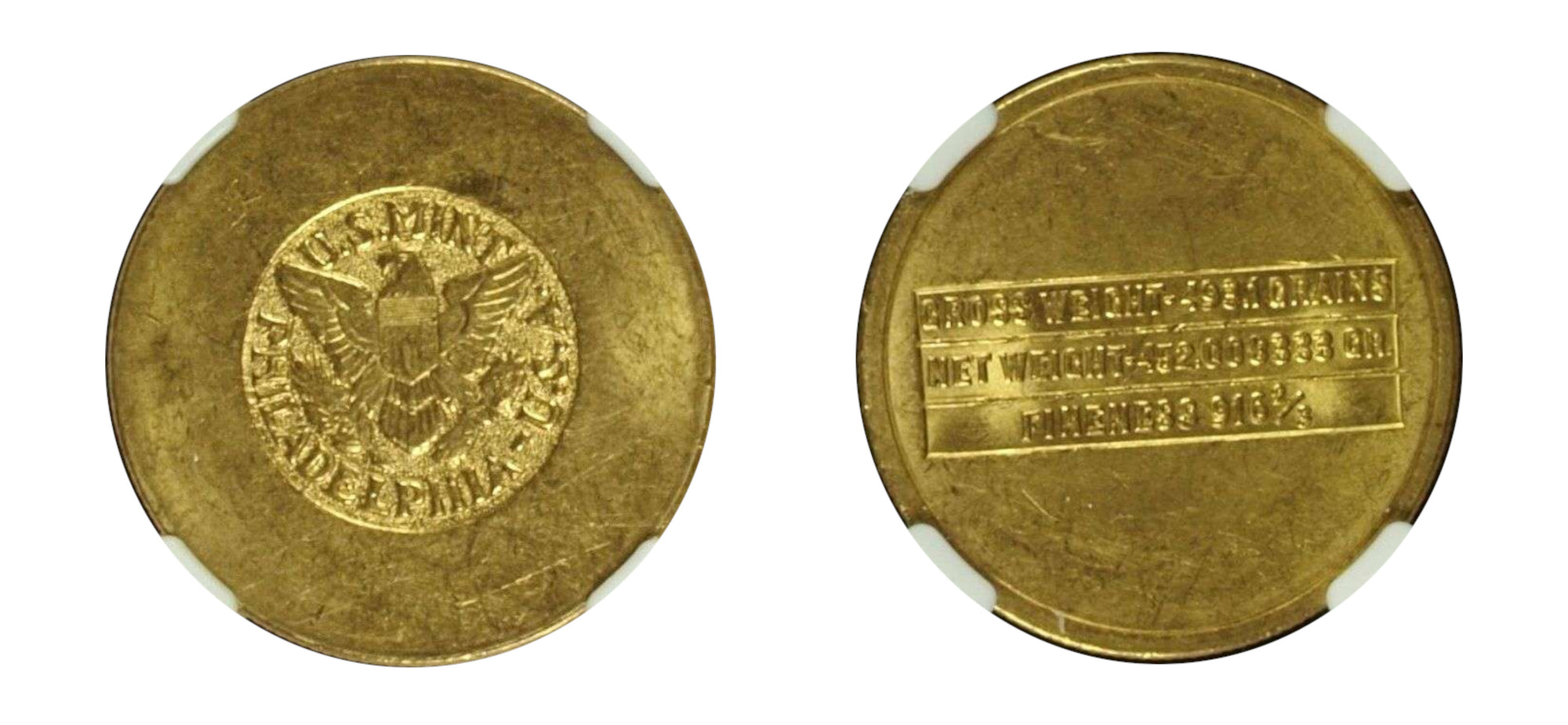 1945-1946 Gold 4 Pounds NGC MS61 - Hard Asset Management, Inc