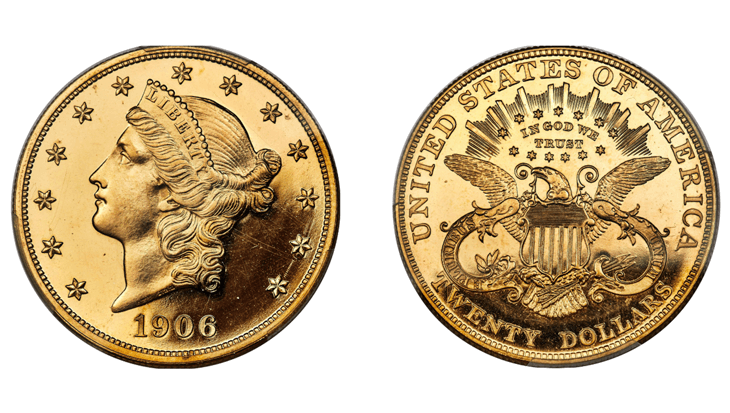 1906 $20 Gold Liberty PCGS PR65 test - DO NOT BID