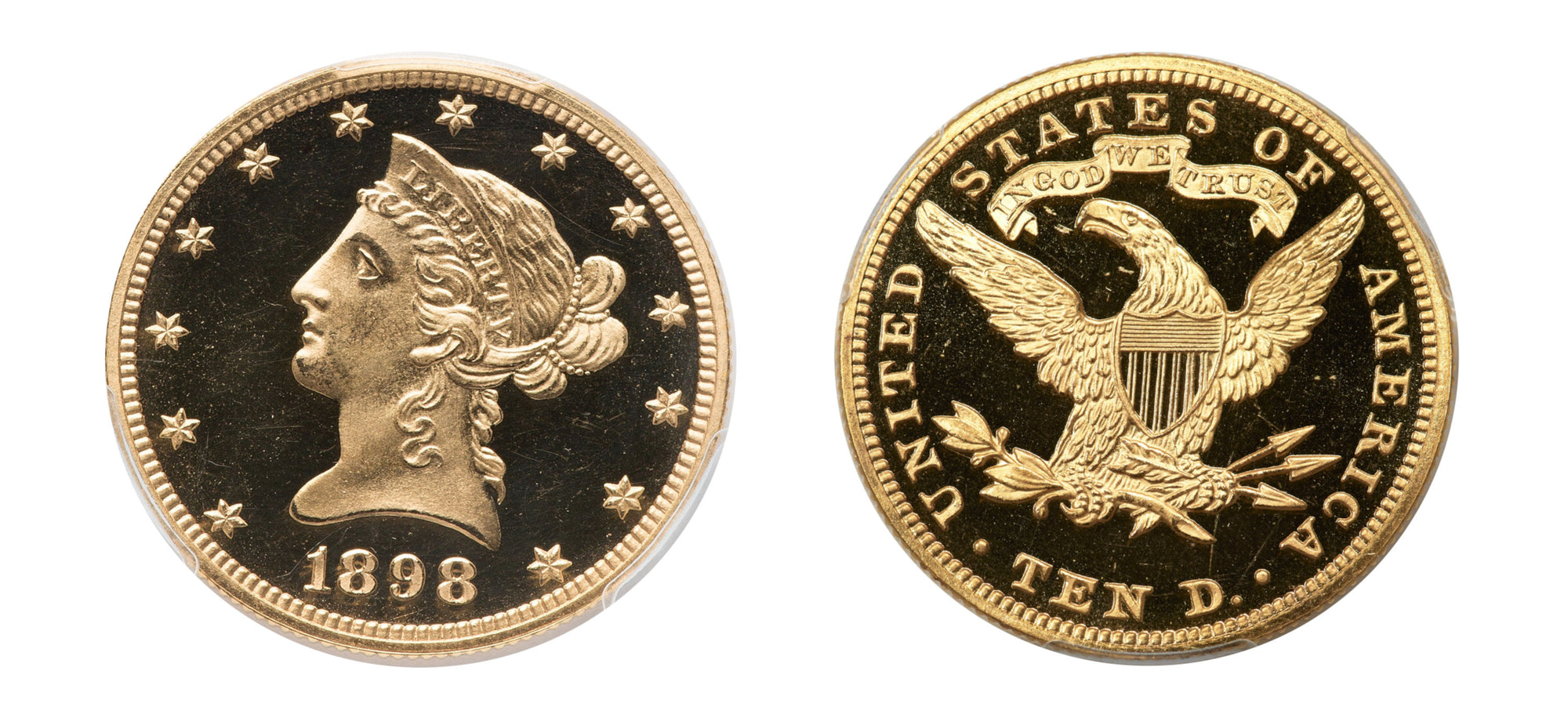 1898 US $10 Liberty Head JD-1, High R.5 'Simpson' PCGS PR67 Deep Cameo CAC - Hard Asset Management, Inc